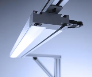 WLA Overhead Solution for Lighting Benches and Assembly Areas