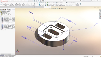 camworks assembly machining