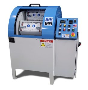 Centrifugal barrel-finisher tumblers for precision machining image