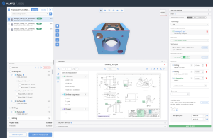 Estimating with a machining strategy