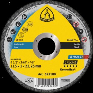 Cut-off wheels and grinding discs