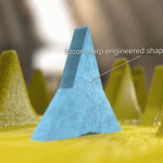 Fiber discs for carbon steel applications