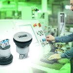 USB and RJ45 fitted sockets for mechanical engineering and automation