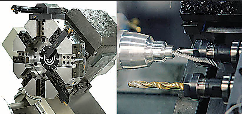 Selecting a turret or gang tooling for a CNC lathe