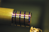 The third groove is cut at the final depth. Image courtesy of T. Lipton.