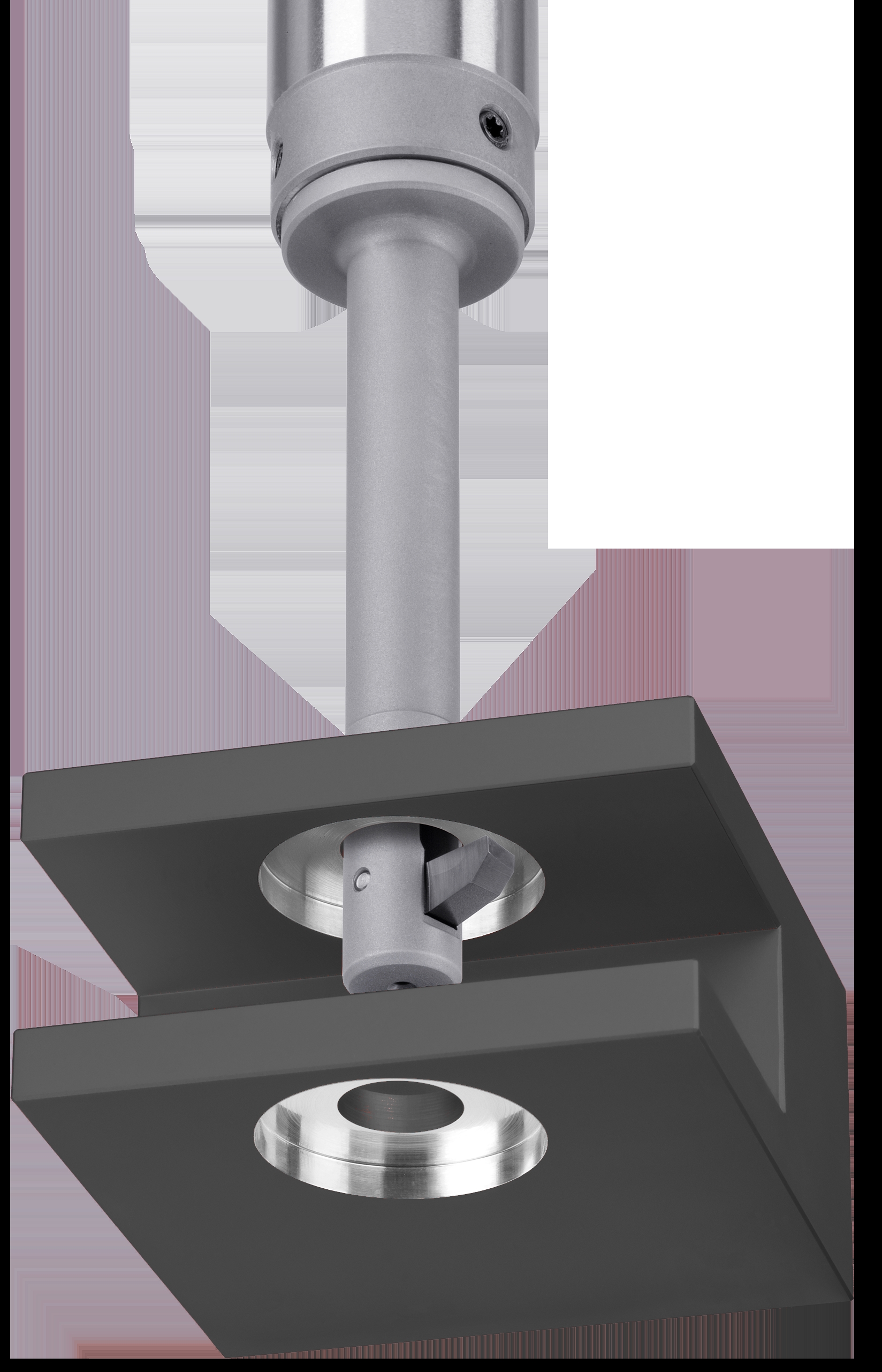 Heule’s back spot facing tools displayed at IMTS