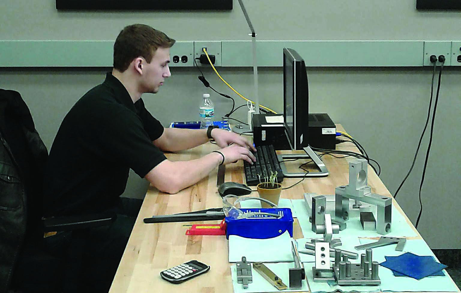 In addition to physical skills, the ICATT Apprenticeship Program helps develop an apprentice's digital manufacturing skills. Image courtesy of GF Machining Solutions LLC.