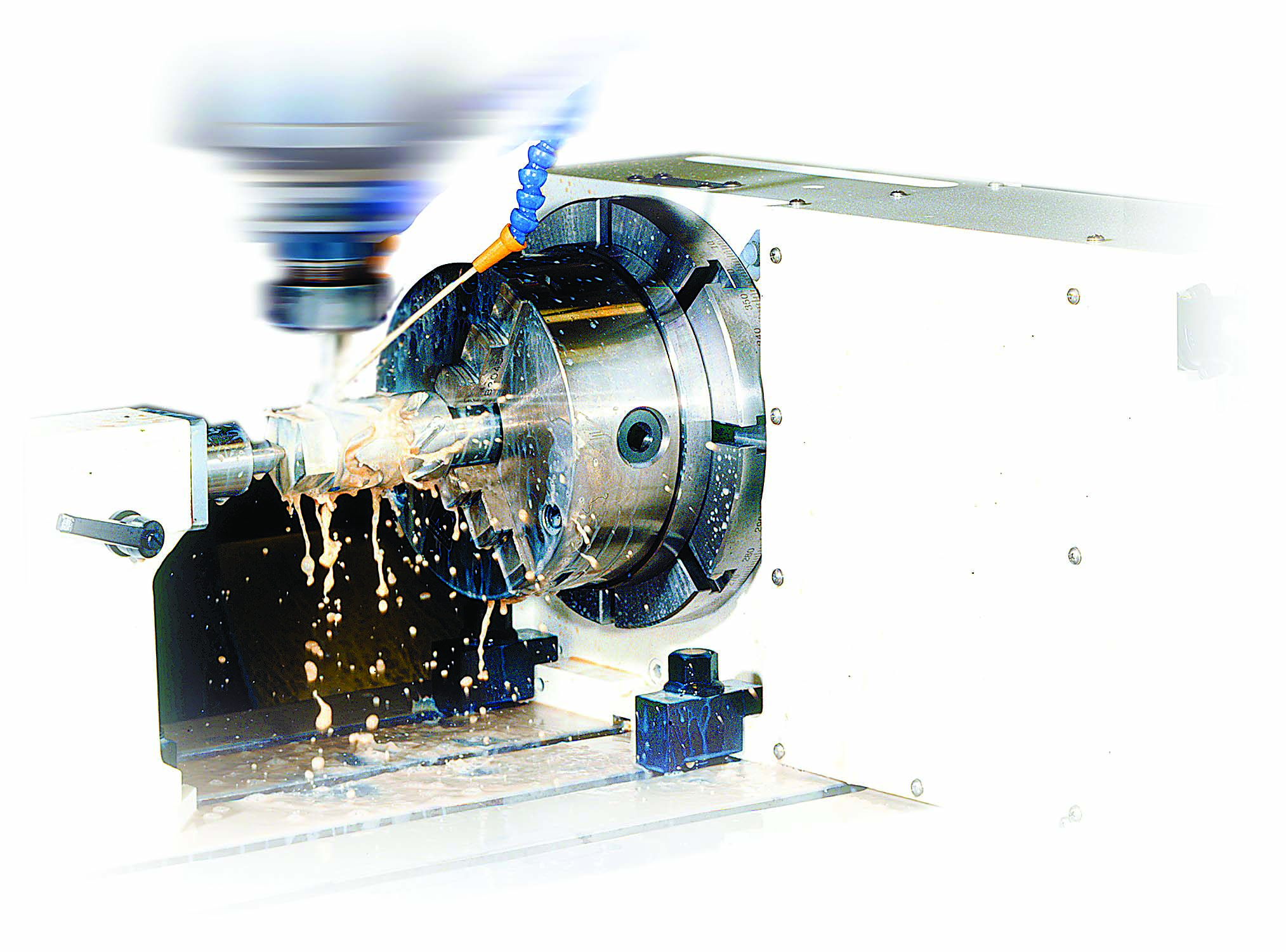 High-pressure coolant breaks the vapor barrier