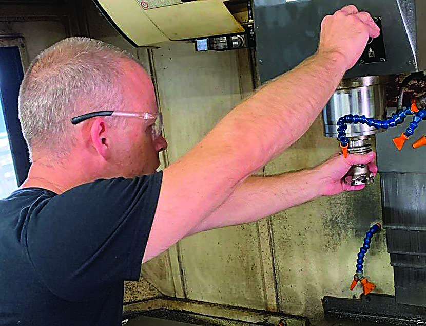 Minutes count when machining large orders