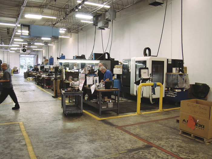 A Deckel Maho DMU 50 is at the heart of Seco's department for making aluminum molds (below). Images by A. Richter. A Deckel Maho DMU 50 is at the heart of Seco's department for making aluminum molds (below). Images by A. Richter.