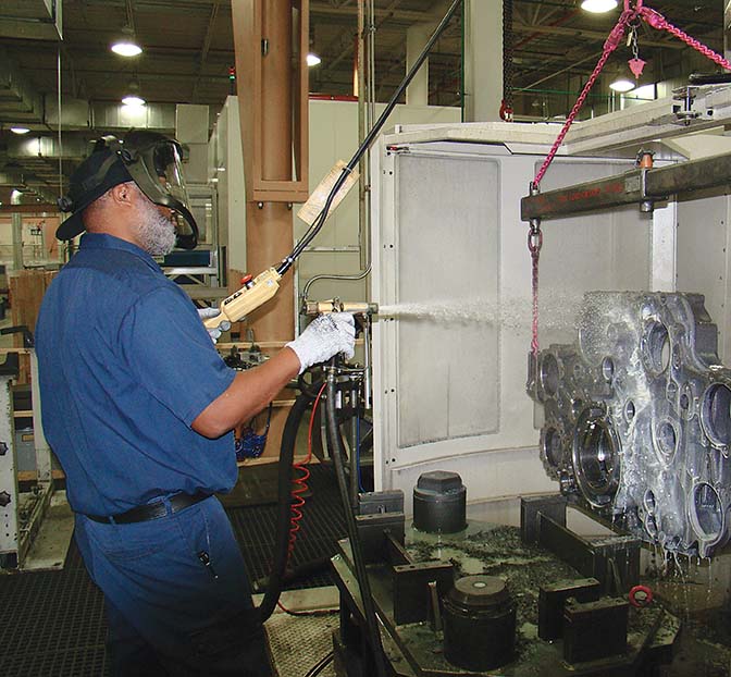 MTU America: Machining parts for large diesel engines