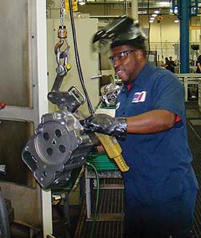 MTU America: Machining parts for large diesel engines