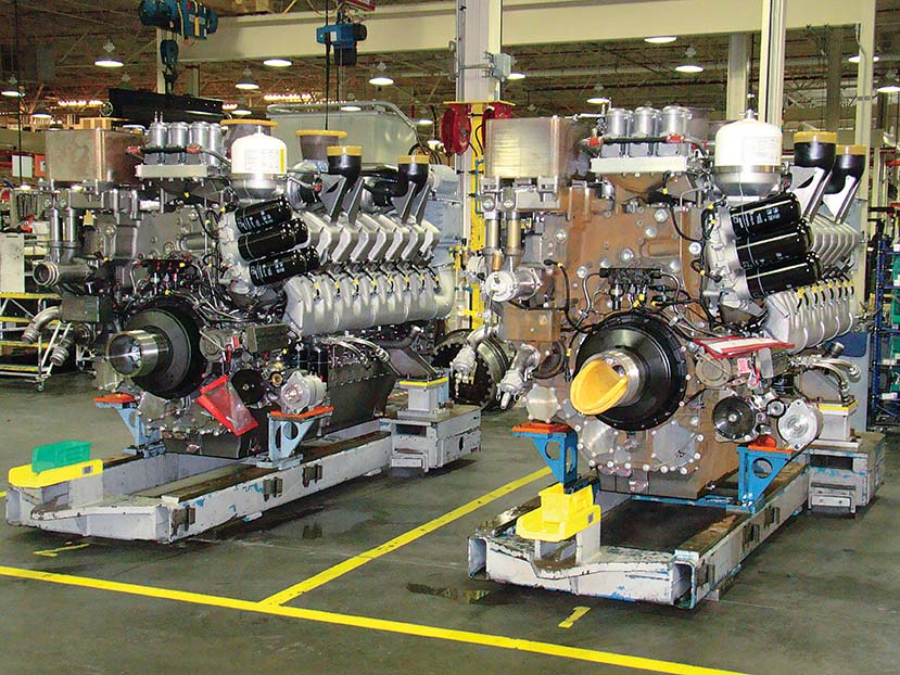 MTU America: Machining parts for large diesel engines