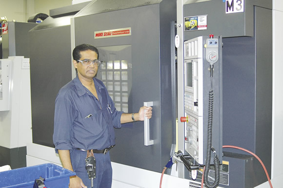 Replace an outdated vertical machining center with a new one