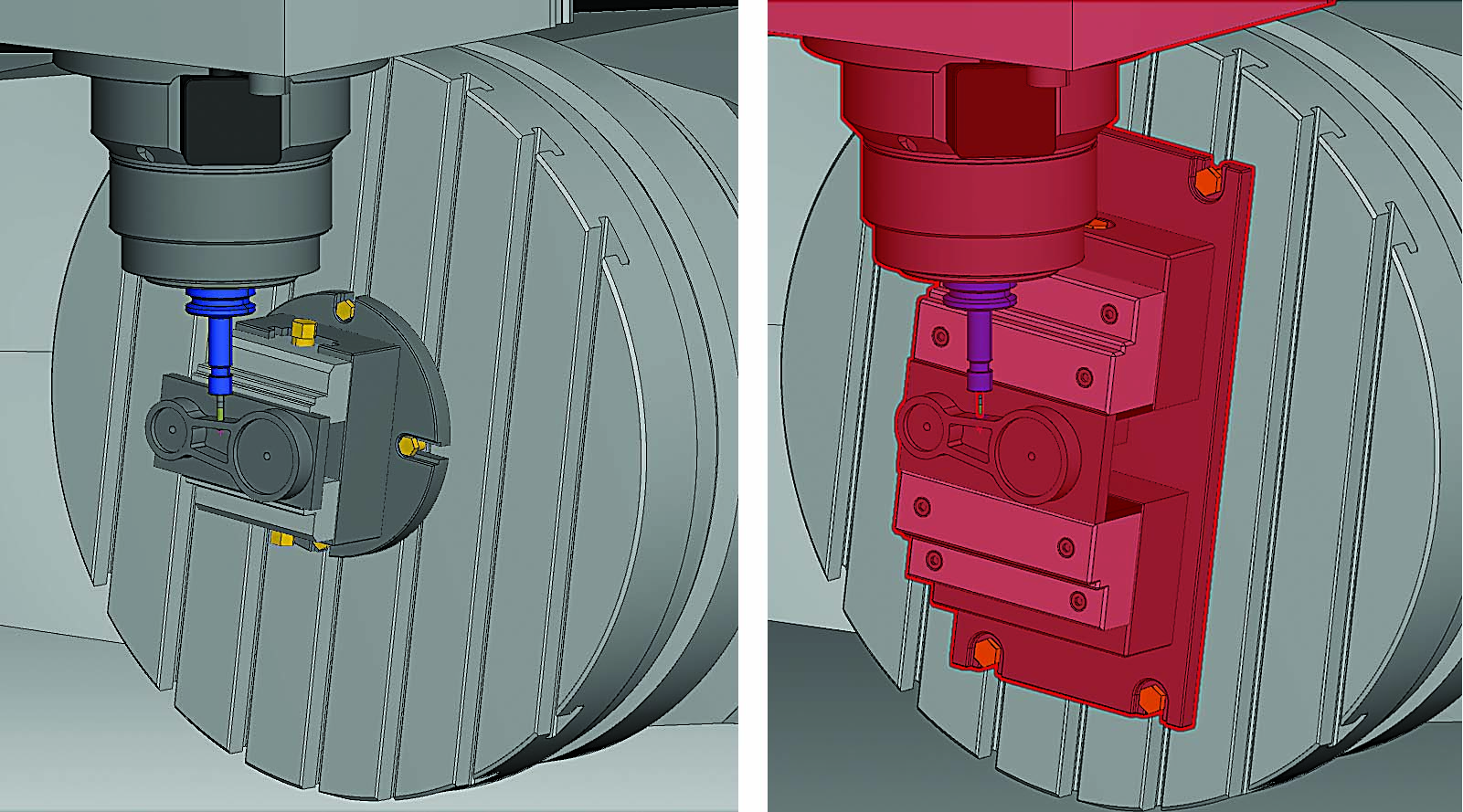 Post-programming fixture design: 5-Axis Machining