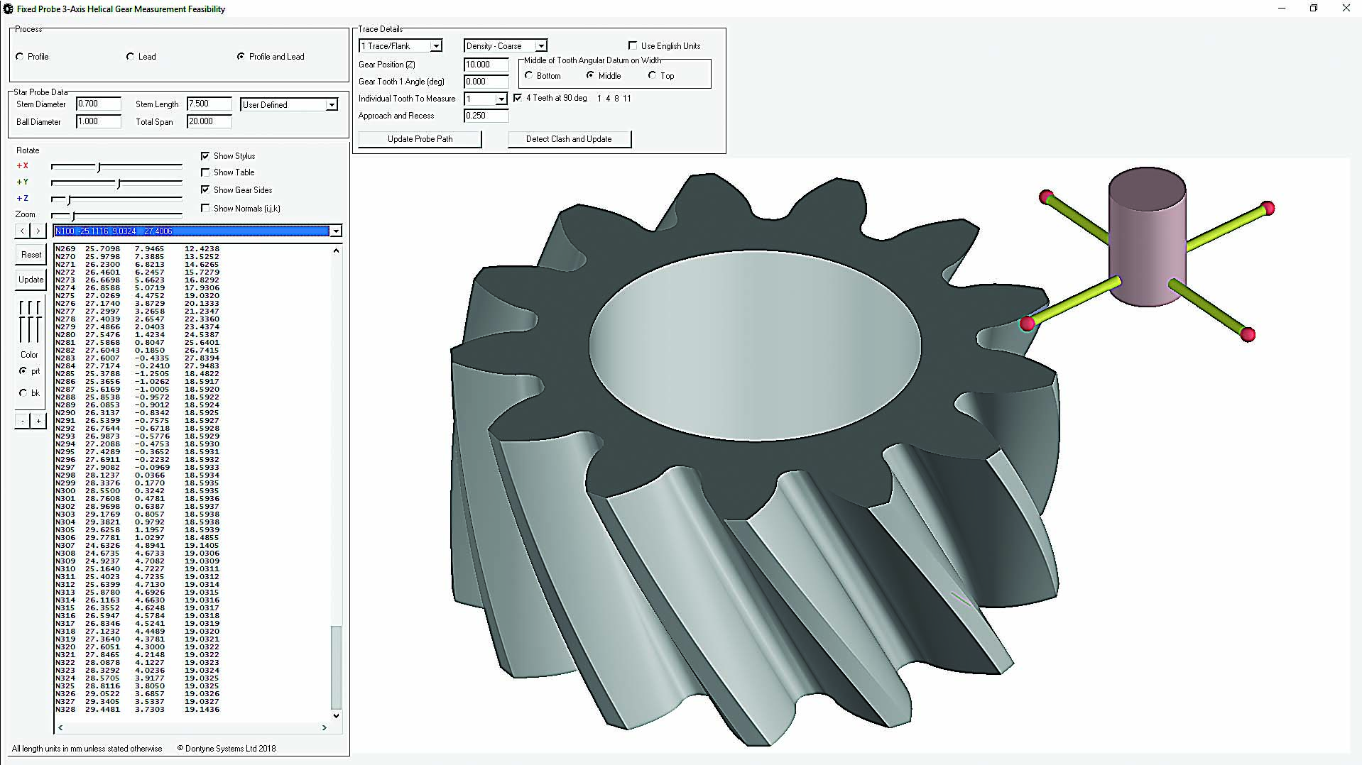 Dontyne Systems' Gear Production Suite is advertised as a complete gear manufacturing solution, including design, machining and measurement. Image courtesy of Dontyne Systems.