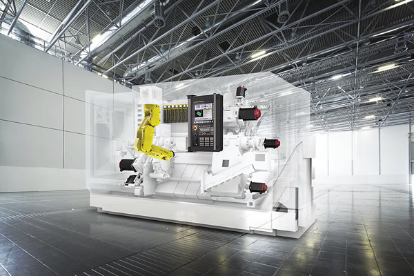 The FANUC Intelligent Edge Link and Drive (FIELD) platform connects CNC machines, robots and peripheral devices and sensors to deliver analytics that optimize production. Image courtesy FANUC. The FANUC Intelligent Edge Link and Drive (FIELD) platform connects CNC machines, robots and peripheral devices and sensors to deliver analytics that optimize production. Image courtesy FANUC.