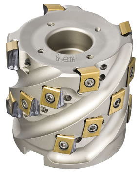 The T490 extended-flute cutter from Iscar can delivery high-pressure coolant. The T490 extended-flute cutter from Iscar can delivery high-pressure coolant.