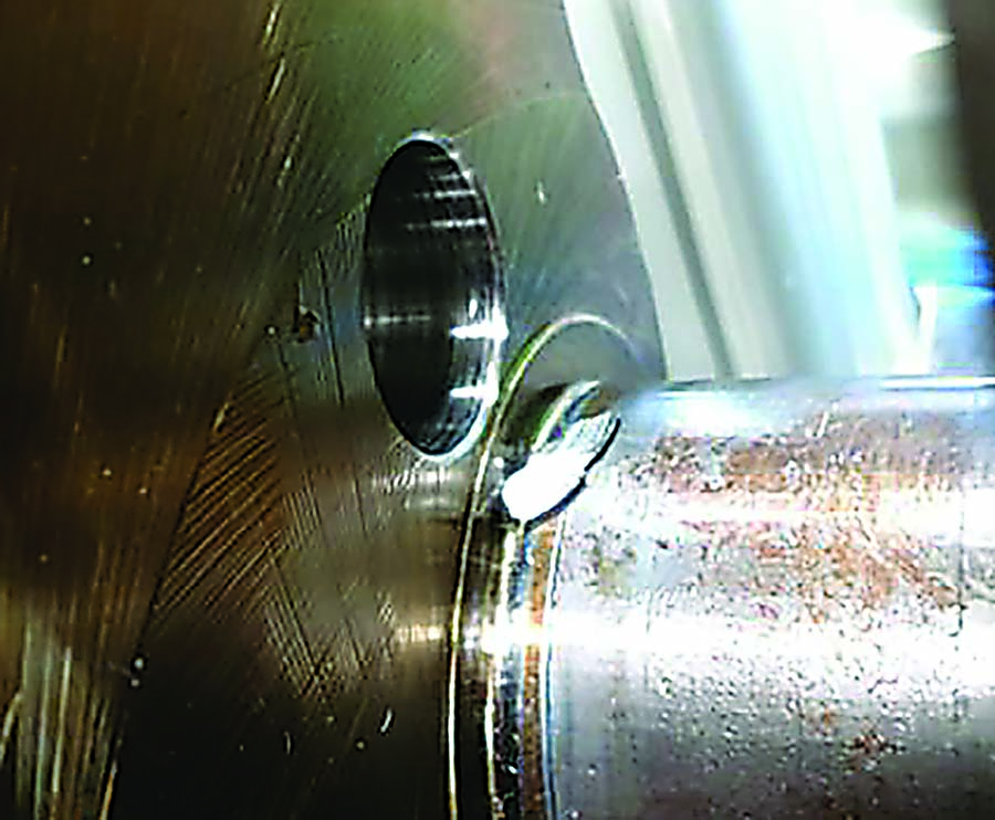 Specialized tools help deburr cross-holes