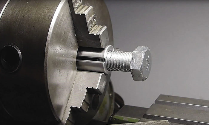 Gripping threaded parts