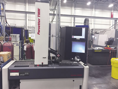 This Parlec tool setter at Mitsubishi Hitachi Power Systems Americas' combustion shop measures tools up to 800mm in diameter and 1,000mm in length.