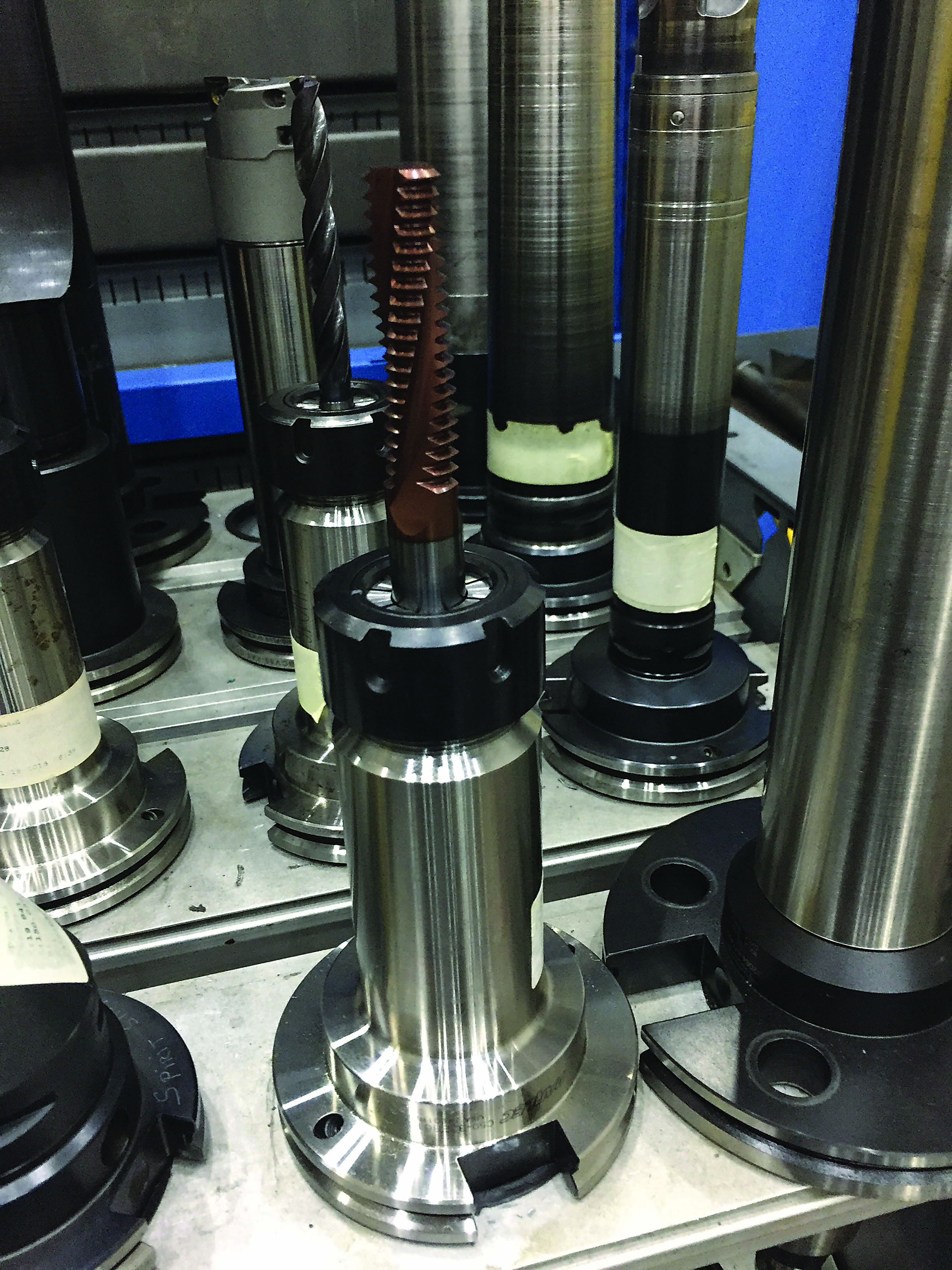 Thread milling is the first choice for threadmaking at Mitsubishi Hitachi Power Systems Americas. Photo credit: Christopher Tate