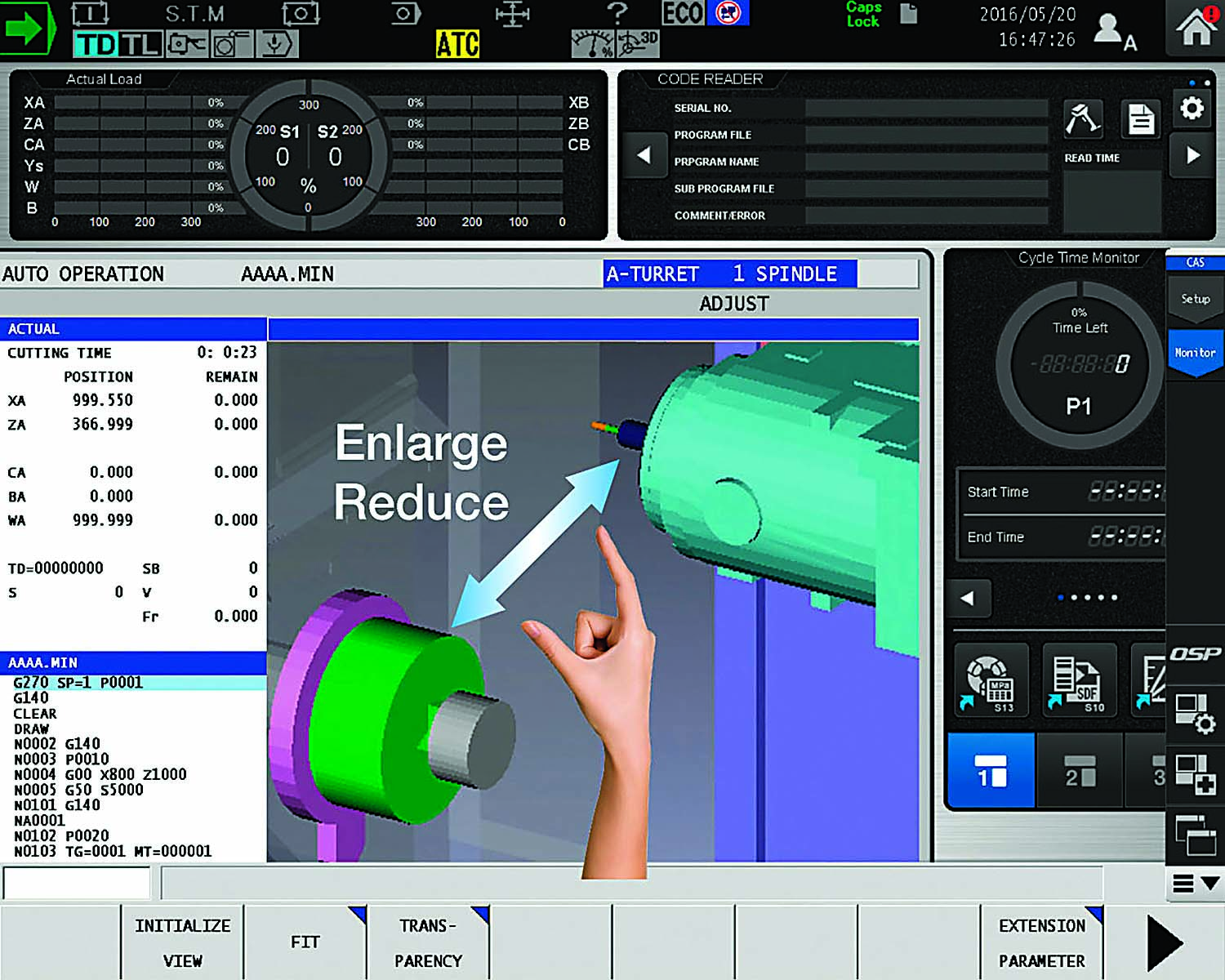 Machine tool controls with AI learn on the job
