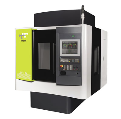 The new iVU-5 from Tongtai can operate with or without ultrasonic-assist. Image courtesy Absolute Machine Tools.