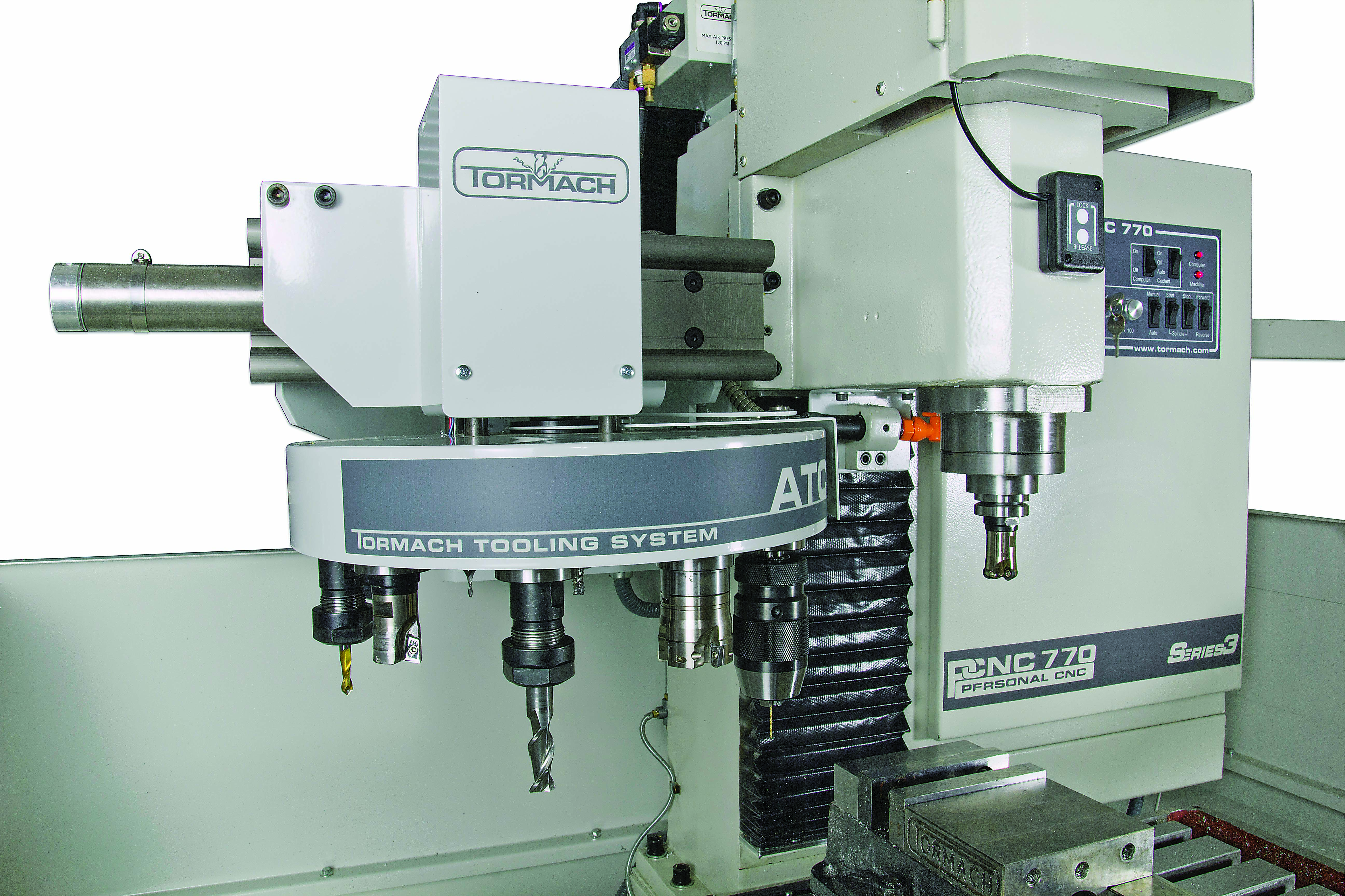 Machine Technology: No-hands tool changing
