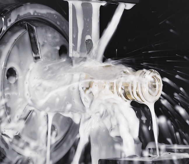 Regular monitoring helps ensure cutting fluid is used to its maximum potential. Image courtesy Microbe Inotech Laboratories. Regular monitoring helps ensure cutting fluid is used to its maximum potential. Image courtesy Microbe Inotech Laboratories.