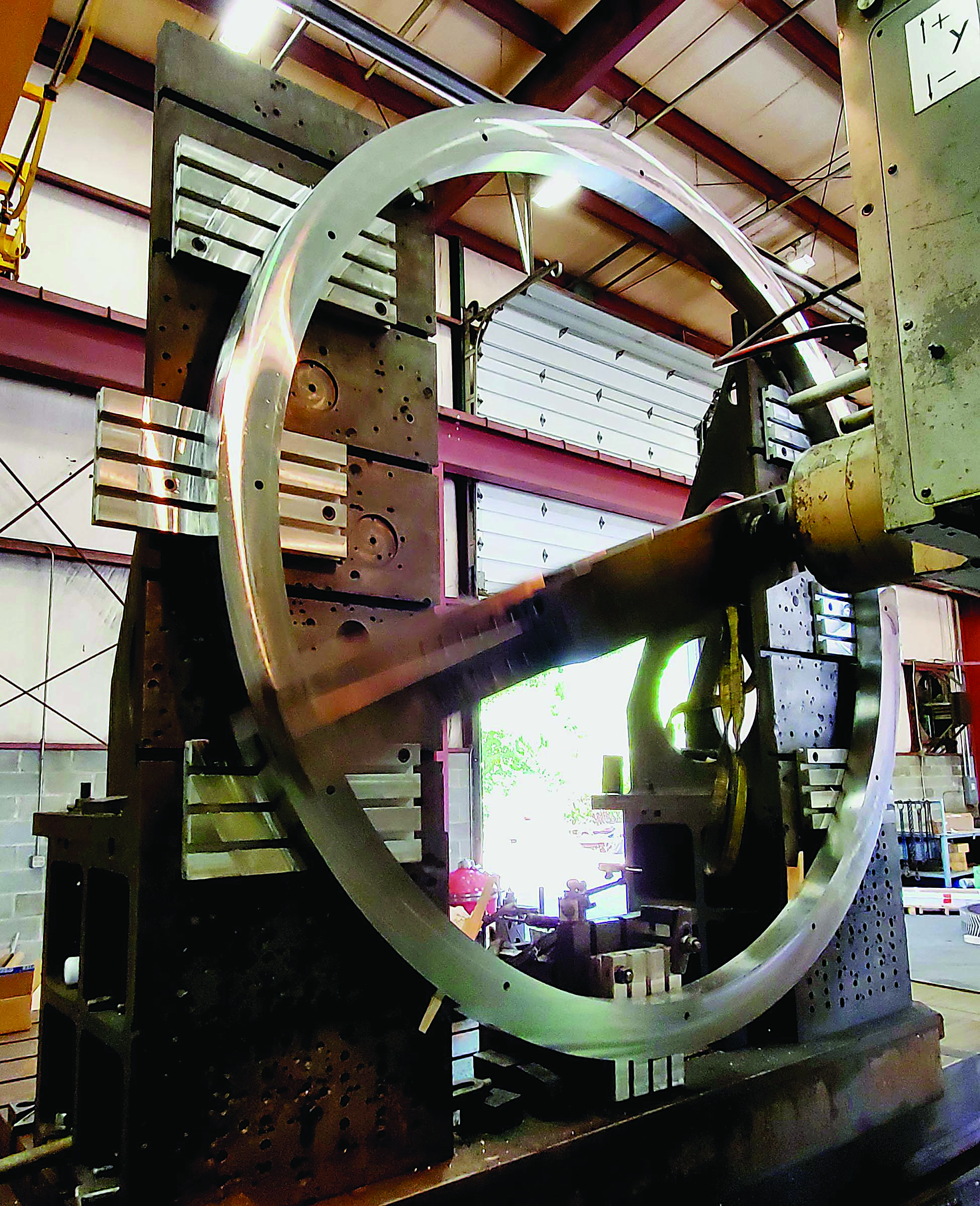 Fixturing a big ring