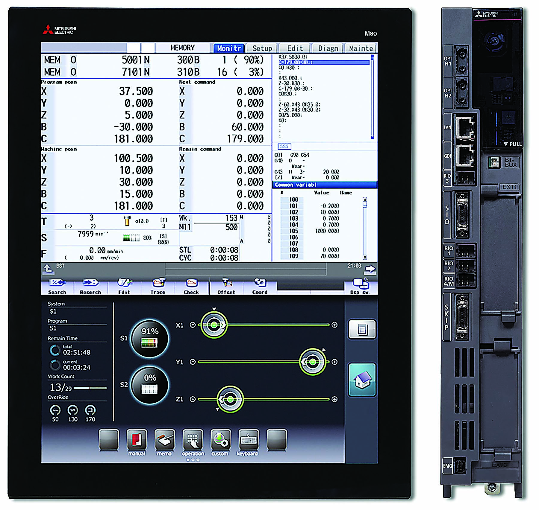 Mitsubishi introduces stand-alone M80W CNC