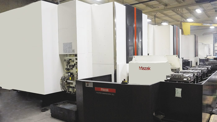 Mazak's Palletech system is a fully automated pallet changer, allowing unattended machining.