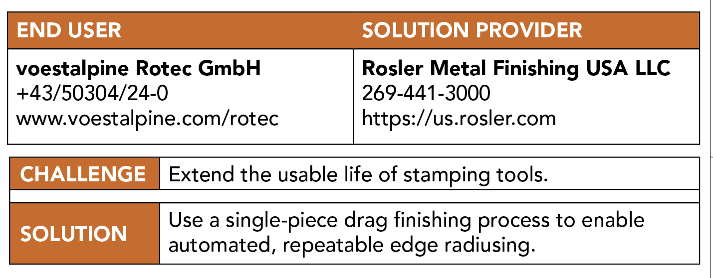 Edge fracturing stamped out: Design & Engineering