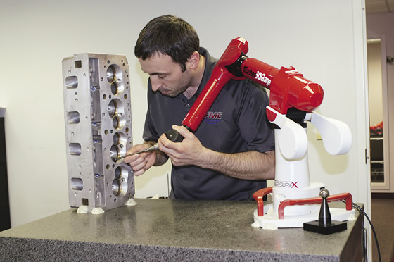 Potent portables: Portable CMM arms bring sophisticated inspection to the shop floor