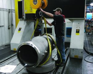 Shop tackles tall, large, unique parts