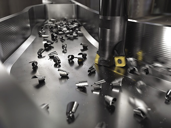 Sandvik Coromant's CoroMill 329 offers a DOC from 100mm to 160mm and has a width from 2.5mm to 4mm. Courtesy of Sandvik Coromant.