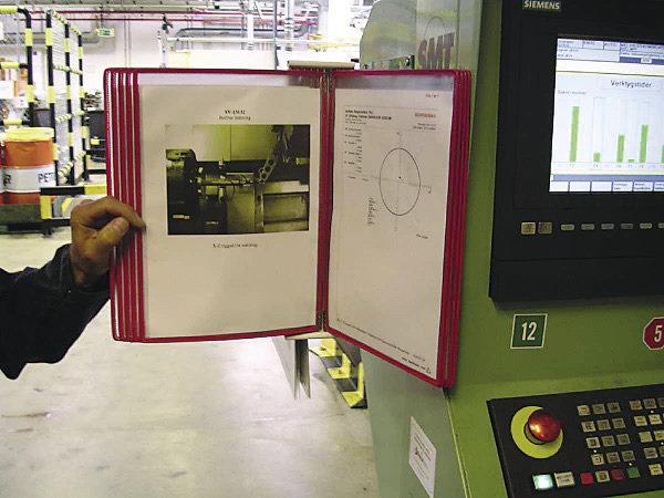 One manufacturer records the results of ball-bar tests on history charts. Doing this allows the company to predict when maintenance tasks will be required, rather than having to 'put out fires' when machine performance becomes so bad that scrap is produced. Image courtesy Renishaw. One manufacturer records the results of ball-bar tests on history charts. Doing this allows the company to predict when maintenance tasks will be required, rather than having to 'put out fires' when machine performance becomes so bad that scrap is produced. Image courtesy Renishaw.