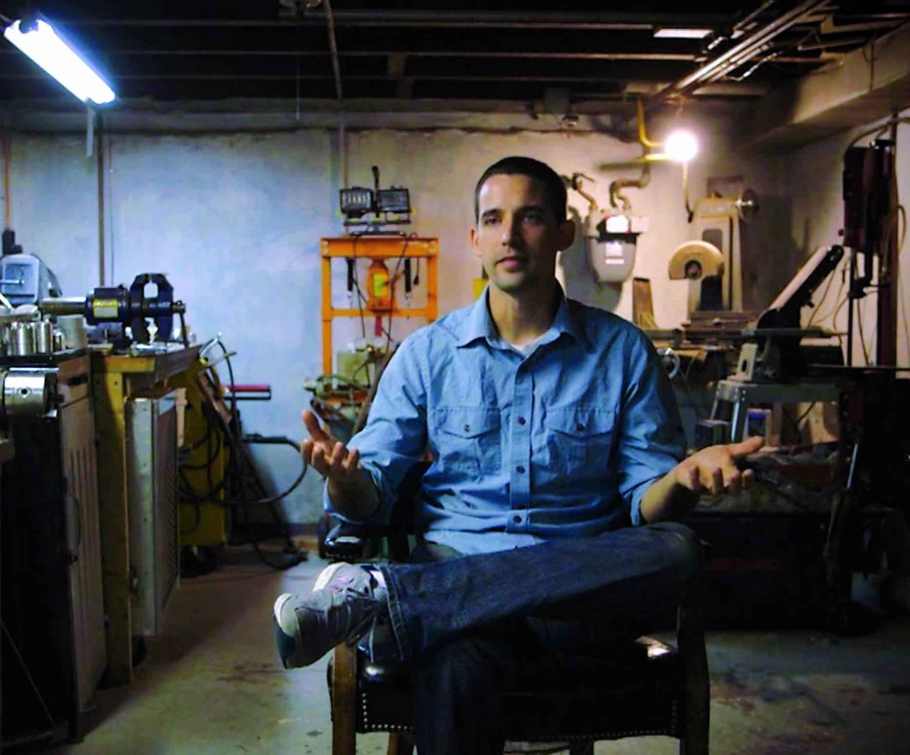 Sculptor finds the art in machining