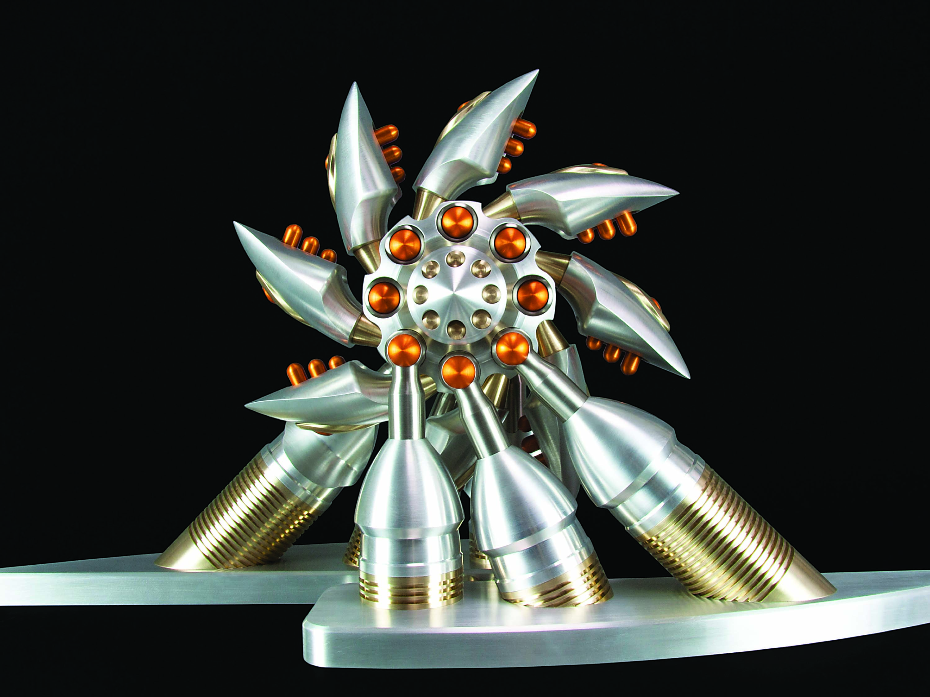 Sculptor finds the art in machining