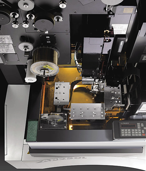 EDMs that use an oil-based dielectric instead of water work well with fine wire and carbide workpieces. Courtesy of Sodick.