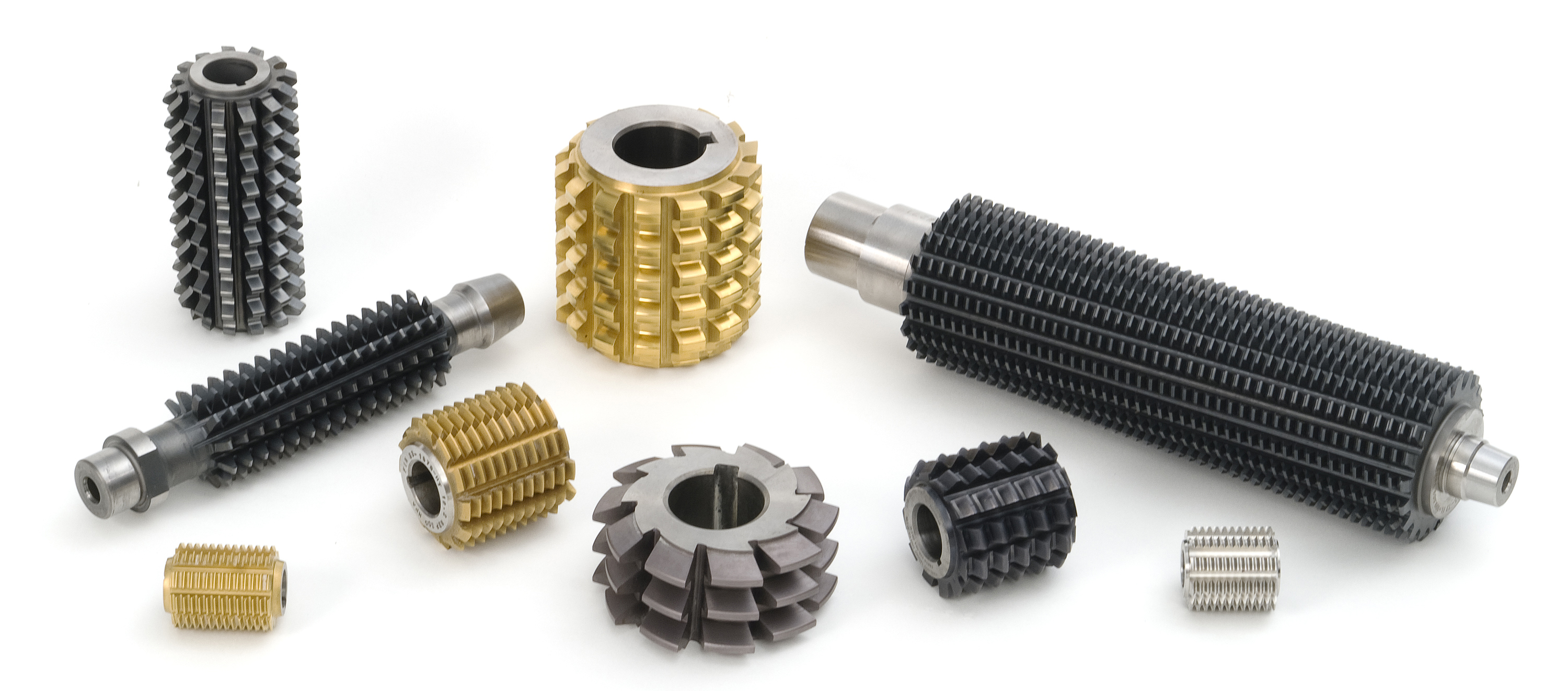 The hobs used on CNC lathes are no different from those used on dedicated hobbing machines. Image courtesy of Star Su.