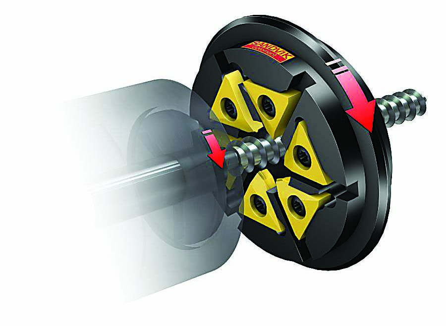 Most thread mills, solid carbide or inserted, are multitooth tools.