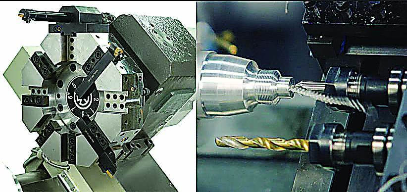 Selecting a turret or gang tooling for a CNC lathe