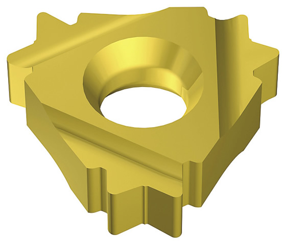 The Groovex GM Slot groove milling tools create groove widths from 1.2mm to 4mm and up to 3.25mm deep. Courtesy of Vargus USA.