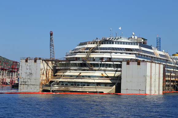 Flexible Hone Plays Role in Raising the Costa Concordia