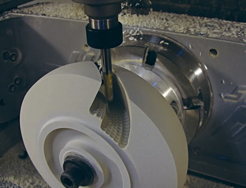 The impeller–quintessential example of 5-axis machining
