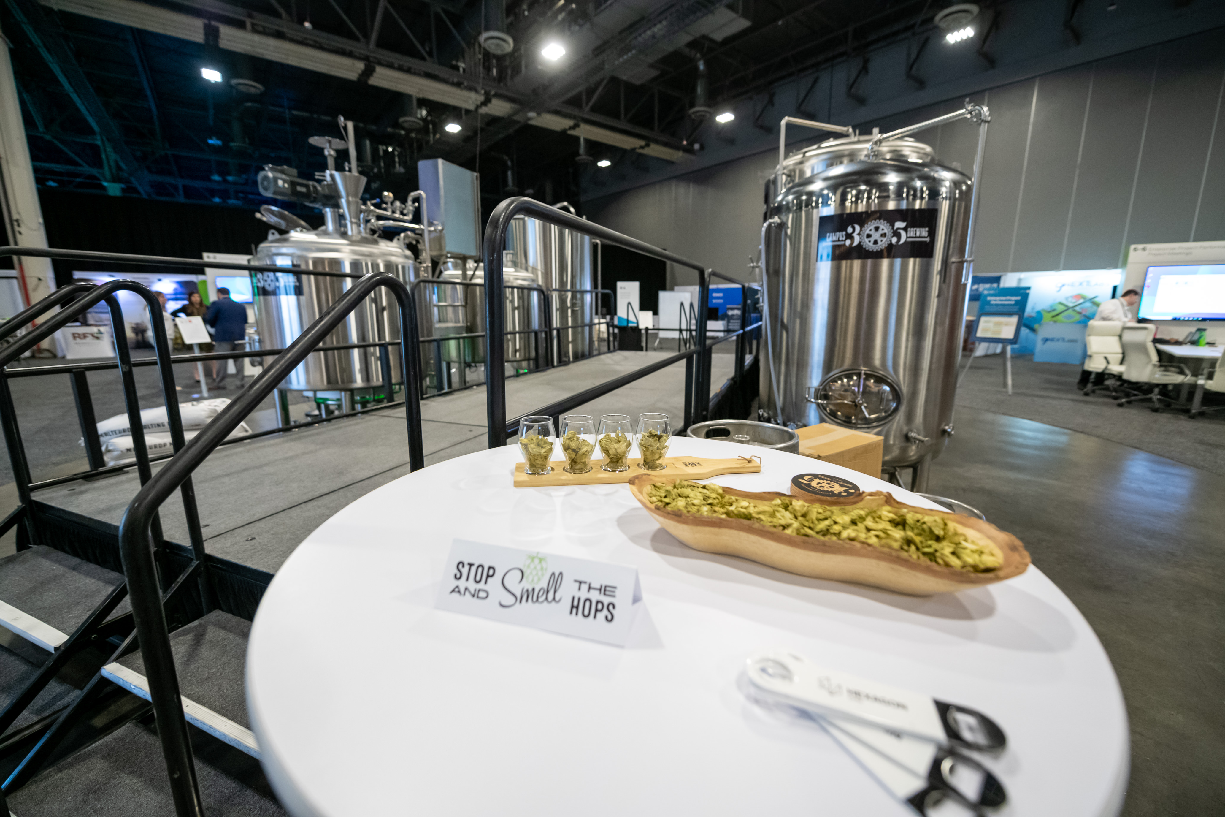 Stop and smell the hops at Campus 305 Brewing. Image courtesy of Hexagon.