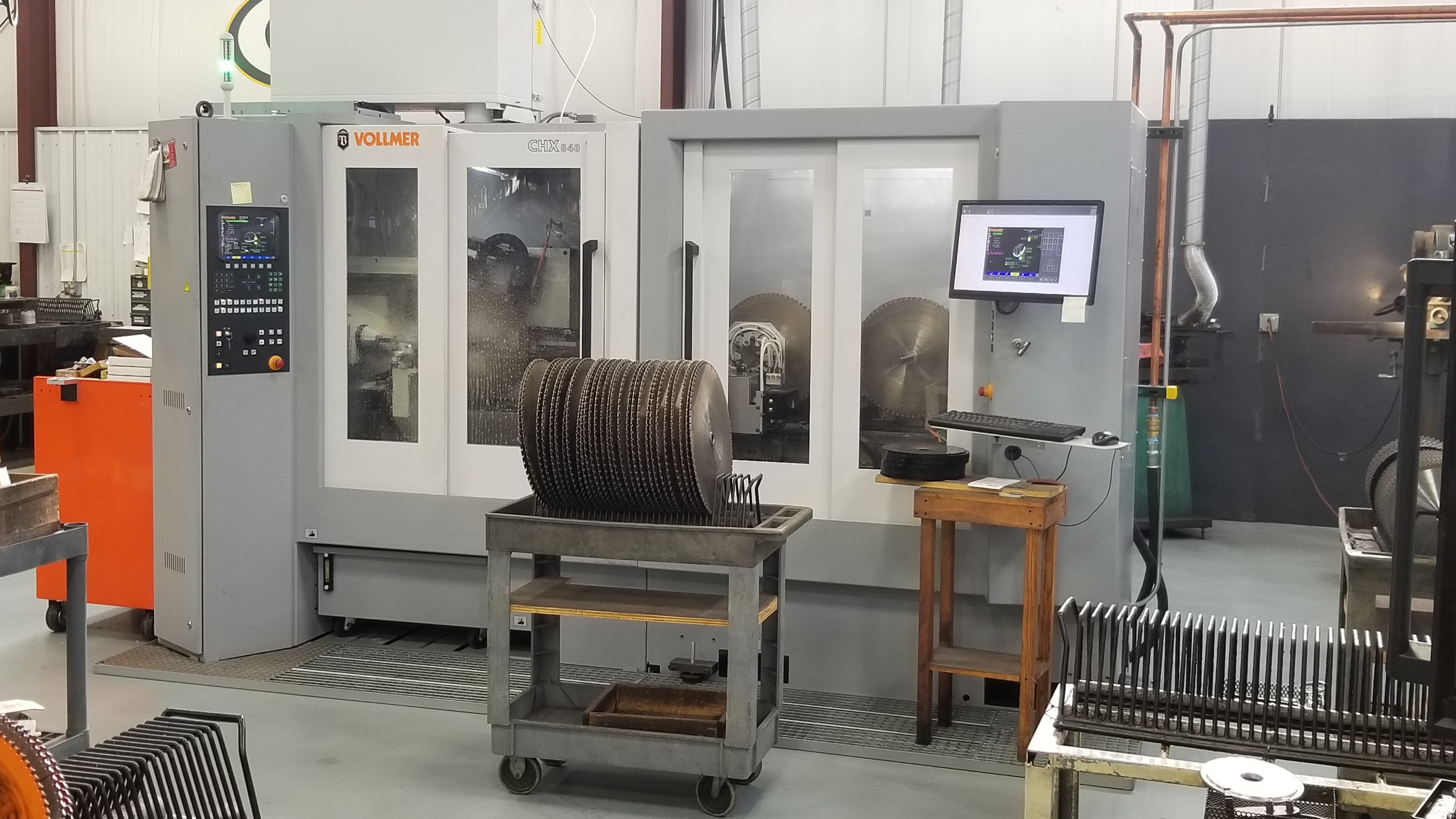 Saw manufacturer invests in Vollmer CNC technology image