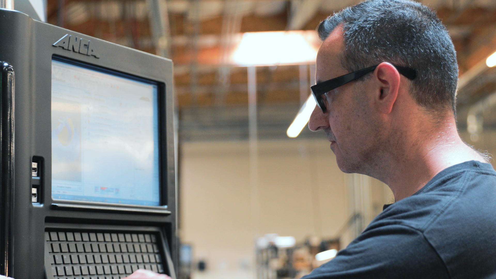 Alfred Lyon is shop supervisor and the top grinder at AB Tools.